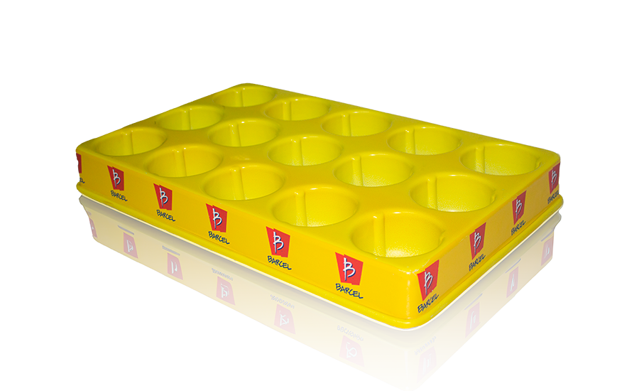 charolas de plastico